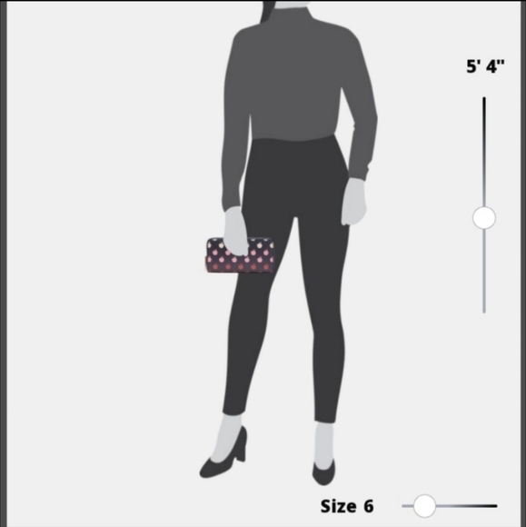 Kate Spade Perfect Orchard Apple Degrade Printed Large Zip Continental Wallet - Picture 11 of 11